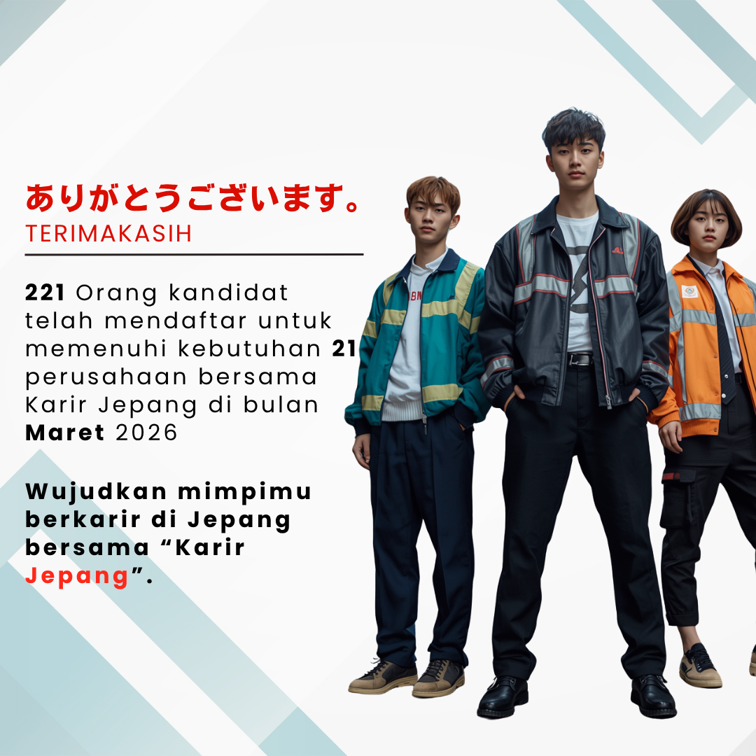 Karir Jepang - P3MI -Program Tokutei Ginou dan Engineering