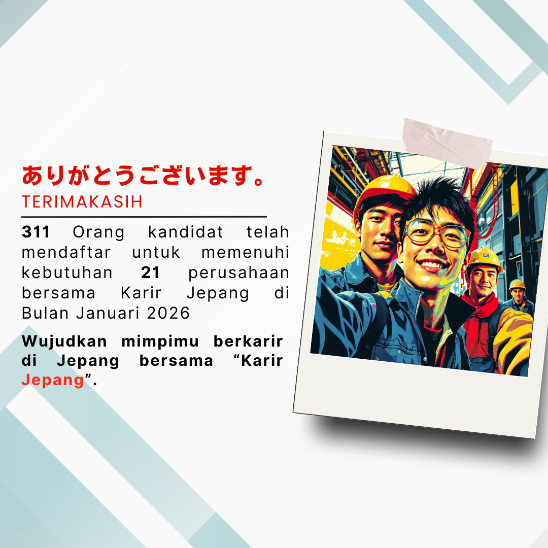 Karir Jepang - P3MI -Program Tokutei Ginou dan Engineering