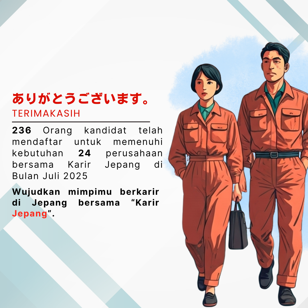 Karir Jepang - P3MI -Program Tokutei Ginou dan Engineering
