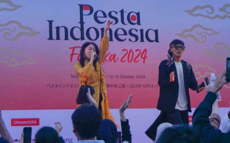 WNI dan Warga Jepang Sambut Antusias Pesta Indonesia Fukuoka 2024